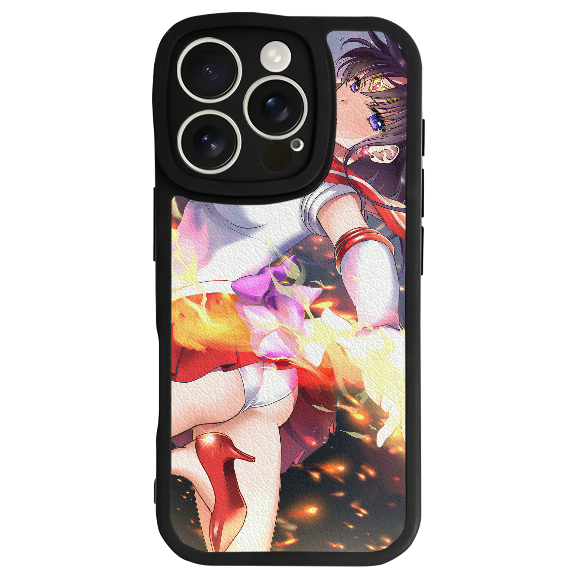 （画像用） 美少女戦士セーラームーン Sailor Moon 【iPhone 16シリーズ対応】シリコンスマホケース（レザー調） 材質：シリコン